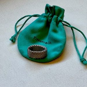 Tiffany & Co. Mesh Sterling Silver Ring